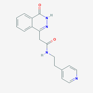 2-(4-hydroxyphthalazin-1-yl)-N-[2-(pyridin-4-yl)ethyl]acetamide