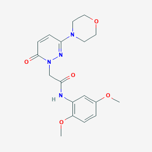 N-(2,5-dimethoxyphenyl)-2-[3-(morpholin-4-yl)-6-oxopyridazin-1(6H)-yl]acetamide