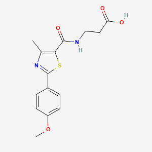 N-{[2-(4-methoxyphenyl)-4-methyl-1,3-thiazol-5-yl]carbonyl}-beta-alanine