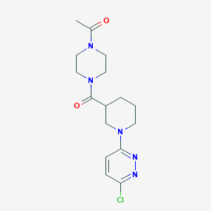 1-(4-{[1-(6-Chloropyridazin-3-yl)piperidin-3-yl]carbonyl}piperazin-1-yl)ethanone