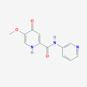 4-hydroxy-5-methoxy-N-(pyridin-3-yl)pyridine-2-carboxamide