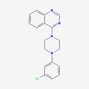 4-[4-(3-Chlorophenyl)piperazin-1-yl]quinazoline