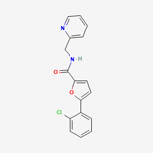 5-(2-chlorophenyl)-N-(pyridin-2-ylmethyl)furan-2-carboxamide