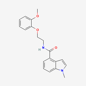 N-[2-(2-methoxyphenoxy)ethyl]-1-methyl-1H-indole-4-carboxamide