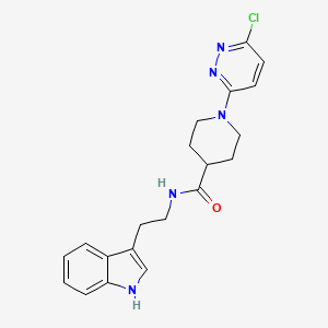 1-(6-chloropyridazin-3-yl)-N-[2-(1H-indol-3-yl)ethyl]piperidine-4-carboxamide