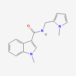 1-methyl-N-[(1-methyl-1H-pyrrol-2-yl)methyl]-1H-indole-3-carboxamide