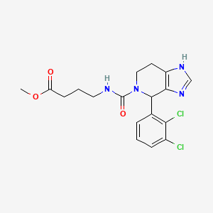 methyl 4-({[4-(2,3-dichlorophenyl)-1,4,6,7-tetrahydro-5H-imidazo[4,5-c]pyridin-5-yl]carbonyl}amino)butanoate