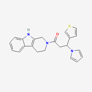 3-(1H-Pyrrol-1-YL)-1-(1,3,4,9-tetrahydro-2H-beta-carbolin-2-YL)-3-(3-thienyl)-1-propanone