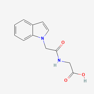 N-(1H-indol-1-ylacetyl)glycine