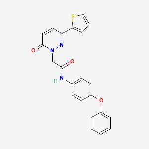 2-(6-oxo-3-(thiophen-2-yl)pyridazin-1(6H)-yl)-N-(4-phenoxyphenyl)acetamide