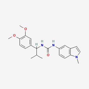 N-[1-(3,4-Dimethoxyphenyl)-2-methylpropyl]-N'-(1-methyl-1H-indol-5-YL)urea