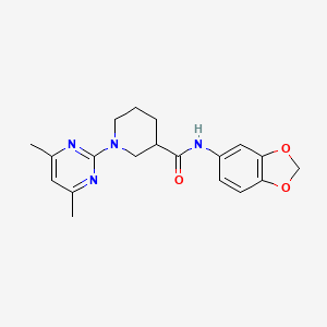 N-(1,3-benzodioxol-5-yl)-1-(4,6-dimethylpyrimidin-2-yl)piperidine-3-carboxamide