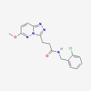 N-(2-chlorobenzyl)-3-(6-methoxy-[1,2,4]triazolo[4,3-b]pyridazin-3-yl)propanamide