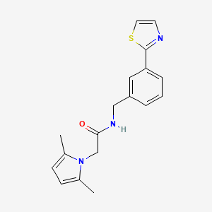 2-(2,5-dimethyl-1H-pyrrol-1-yl)-N-[3-(1,3-thiazol-2-yl)benzyl]acetamide