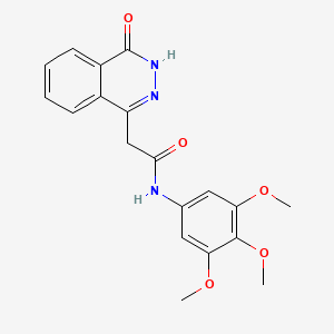 2-(4-hydroxyphthalazin-1-yl)-N-(3,4,5-trimethoxyphenyl)acetamide