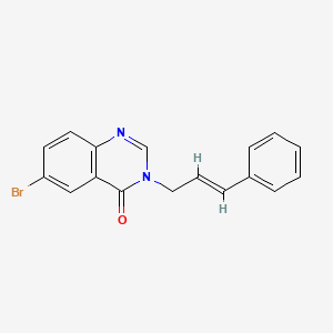 6-bromo-3-[(2E)-3-phenylprop-2-en-1-yl]quinazolin-4(3H)-one