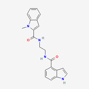 N-{2-[(1H-indol-4-ylcarbonyl)amino]ethyl}-1-methyl-1H-indole-2-carboxamide