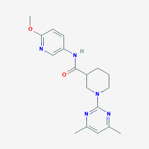 1-(4,6-dimethylpyrimidin-2-yl)-N-(6-methoxypyridin-3-yl)piperidine-3-carboxamide