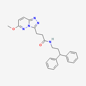 N-(3,3-diphenylpropyl)-3-(6-methoxy[1,2,4]triazolo[4,3-b]pyridazin-3-yl)propanamide