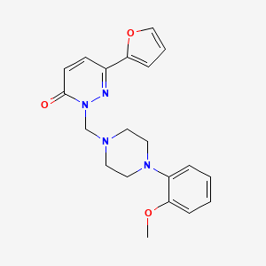 6-(furan-2-yl)-2-{[4-(2-methoxyphenyl)piperazin-1-yl]methyl}pyridazin-3(2H)-one