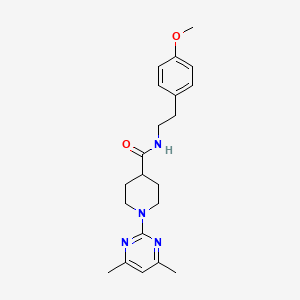 molecular formula C21H28N4O2 B10997029 1-(4,6-dimethylpyrimidin-2-yl)-N-[2-(4-methoxyphenyl)ethyl]piperidine-4-carboxamide 