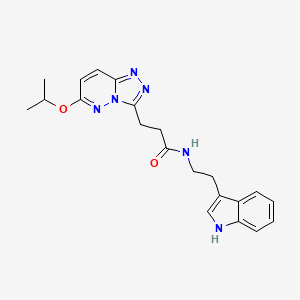 N-(2-(1H-indol-3-yl)ethyl)-3-(6-isopropoxy-[1,2,4]triazolo[4,3-b]pyridazin-3-yl)propanamide