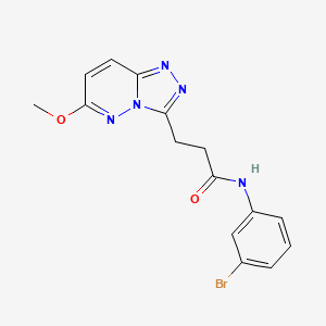 N-(3-bromophenyl)-3-(6-methoxy[1,2,4]triazolo[4,3-b]pyridazin-3-yl)propanamide