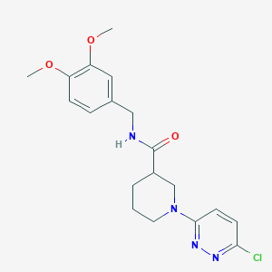 1-(6-chloropyridazin-3-yl)-N-(3,4-dimethoxybenzyl)piperidine-3-carboxamide