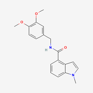 N-(3,4-dimethoxybenzyl)-1-methyl-1H-indole-4-carboxamide