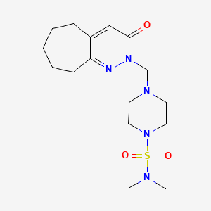 molecular formula C16H27N5O3S B10997287 C16H27N5O3S 