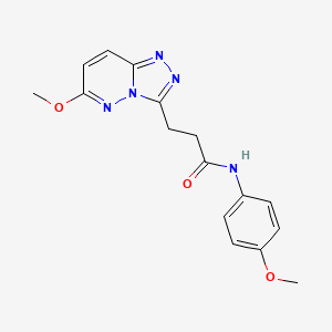 N-(4-methoxyphenyl)-3-(6-methoxy[1,2,4]triazolo[4,3-b]pyridazin-3-yl)propanamide