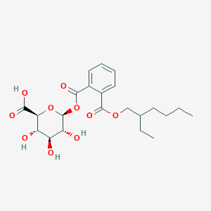 molecular formula C22H30O10 B109976 (2S,3S,4S,5R,6S)-6-[2-(2-ethylhexoxycarbonyl)benzoyl]oxy-3,4,5-trihydroxy-oxane-2-carboxylic Acid CAS No. 59348-65-1