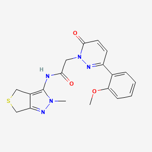 2-[3-(2-Methoxyphenyl)-6-oxo-1(6H)-pyridazinyl]-N-(2-methyl-2,6-dihydro-4H-thieno[3,4-C]pyrazol-3-YL)acetamide