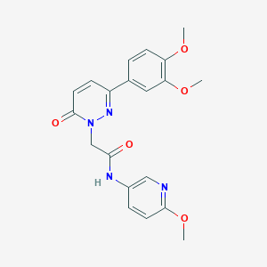 2-(3-(3,4-dimethoxyphenyl)-6-oxopyridazin-1(6H)-yl)-N-(6-methoxypyridin-3-yl)acetamide