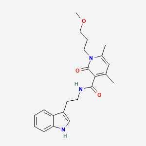 N-[2-(1H-indol-3-yl)ethyl]-1-(3-methoxypropyl)-4,6-dimethyl-2-oxo-1,2-dihydropyridine-3-carboxamide