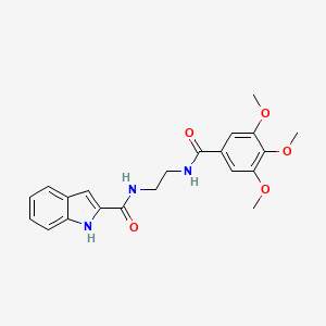 N-(2-{[(3,4,5-trimethoxyphenyl)carbonyl]amino}ethyl)-1H-indole-2-carboxamide