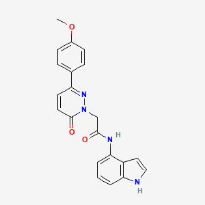 N-(1H-indol-4-yl)-2-[3-(4-methoxyphenyl)-6-oxopyridazin-1(6H)-yl]acetamide