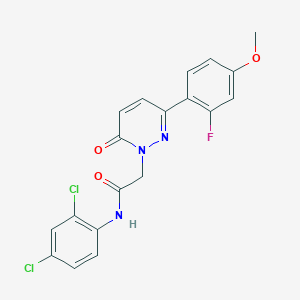 N-(2,4-dichlorophenyl)-2-[3-(2-fluoro-4-methoxyphenyl)-6-oxopyridazin-1(6H)-yl]acetamide