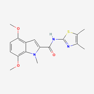 N-(4,5-dimethyl-1,3-thiazol-2-yl)-4,7-dimethoxy-1-methyl-1H-indole-2-carboxamide