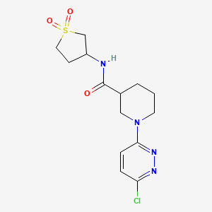 1-(6-chloropyridazin-3-yl)-N-(1,1-dioxidotetrahydrothiophen-3-yl)piperidine-3-carboxamide