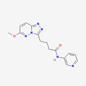 4-(6-methoxy[1,2,4]triazolo[4,3-b]pyridazin-3-yl)-N-(pyridin-3-yl)butanamide