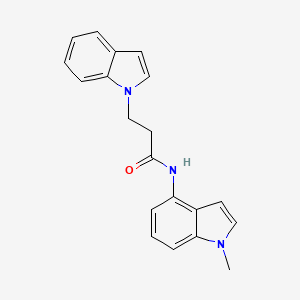 3-(1H-indol-1-yl)-N-(1-methyl-1H-indol-4-yl)propanamide