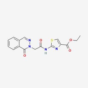 ethyl 2-{[(1-oxophthalazin-2(1H)-yl)acetyl]amino}-1,3-thiazole-4-carboxylate