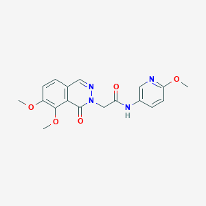 2-(7,8-dimethoxy-1-oxophthalazin-2(1H)-yl)-N-(6-methoxypyridin-3-yl)acetamide