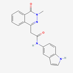 N-(1H-indol-5-yl)-2-(3-methyl-4-oxo-3,4-dihydrophthalazin-1-yl)acetamide