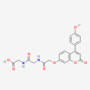 N-({[4-(4-methoxyphenyl)-2-oxo-2H-chromen-7-yl]oxy}acetyl)glycylglycine