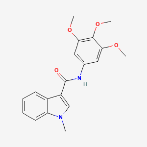 1-methyl-N-(3,4,5-trimethoxyphenyl)-1H-indole-3-carboxamide