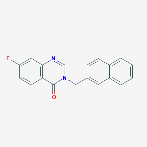 7-fluoro-3-(naphthalen-2-ylmethyl)quinazolin-4(3H)-one