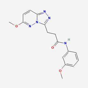 N-(3-methoxyphenyl)-3-(6-methoxy[1,2,4]triazolo[4,3-b]pyridazin-3-yl)propanamide