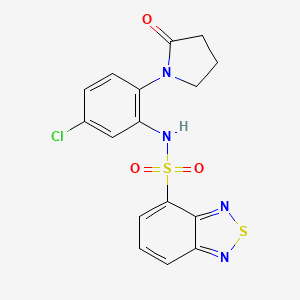 molecular formula C16H13ClN4O3S2 B10999756 C16H13ClN4O3S2 